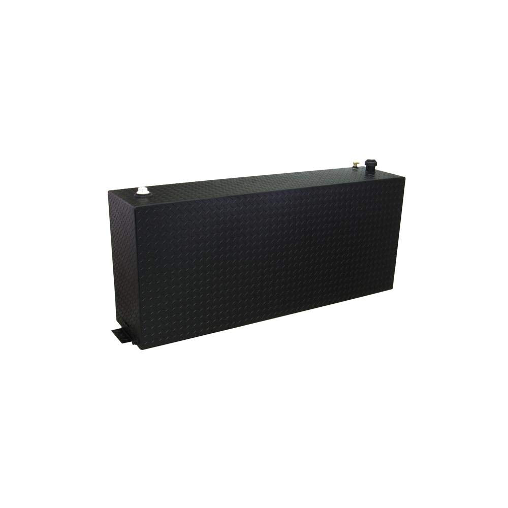 Rds Mfg Inc 72118 Vertical Transfer Fuel Tank - 90 Gallon Capacity 60' L X 14' W X 26' H, Silver Mill Finish Aluminum