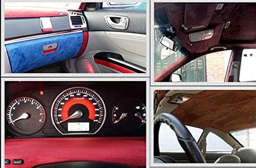 Jnk Networks Suede Fabric Wrap - Self Adhesive Film Sticker 16 X 55 Inches Silky Decal Sheet For Car Interior Furniture Upholste
