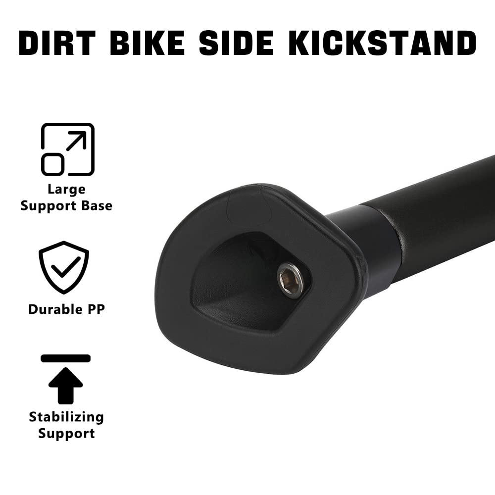 JFG RACING Dirt Bike Kickstand Side Stand Forging Aluminum With Springs For XC XCW XCF EXC EXCF 150 200 250 300 350 400 450 500