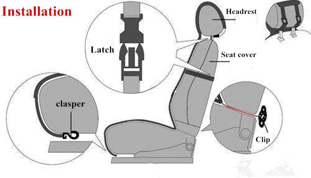 Gracefur Genuine Australia Sheepskin Car Seat Cover Luxury Long Wool Front Seat Covers Fits Most Car, Truck, Suv, Or Van 1 Piece