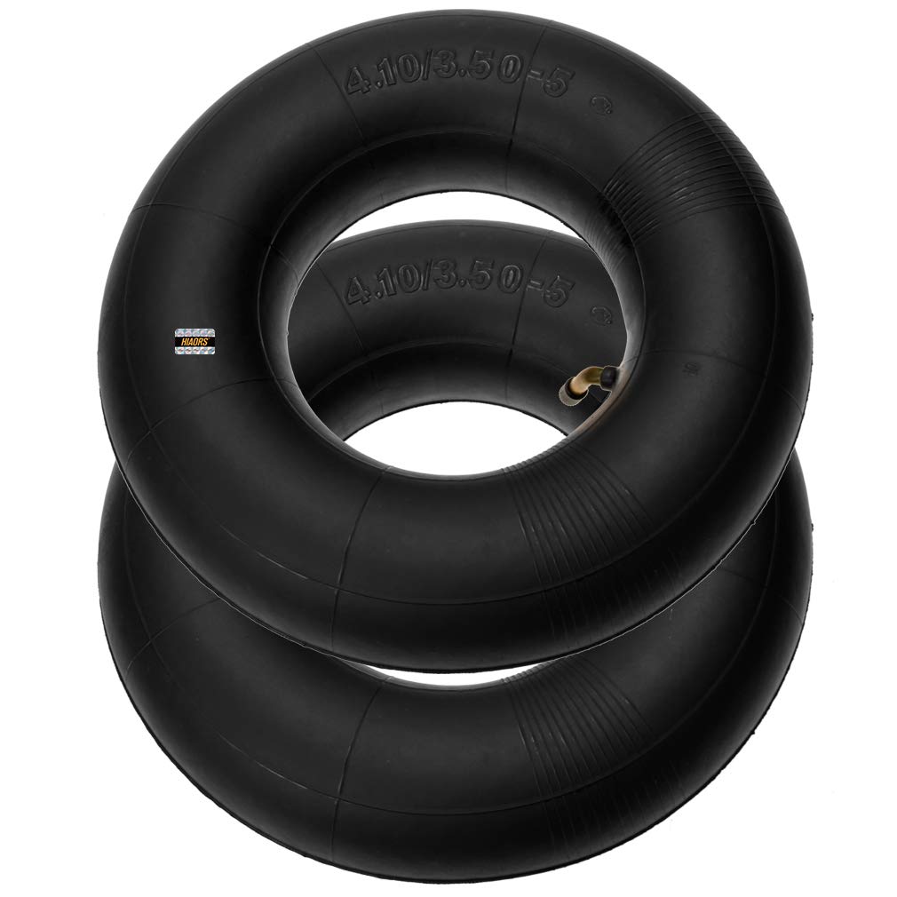 HIAORS 4.10/3.50-5 11x4.00-5 4.10-5 3.50-5 Inner Tube With TR87 Valve Stem for Lawn and Garden, Utility Go kart Mower Mini Bike