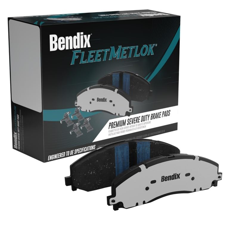 Bendix Fleet Metlok Pbd2407 Semi-Metallic Front Brake Pads For Select Models Cadillac Ct5,Escalade,Escalade Esv,Chevrolet Silver