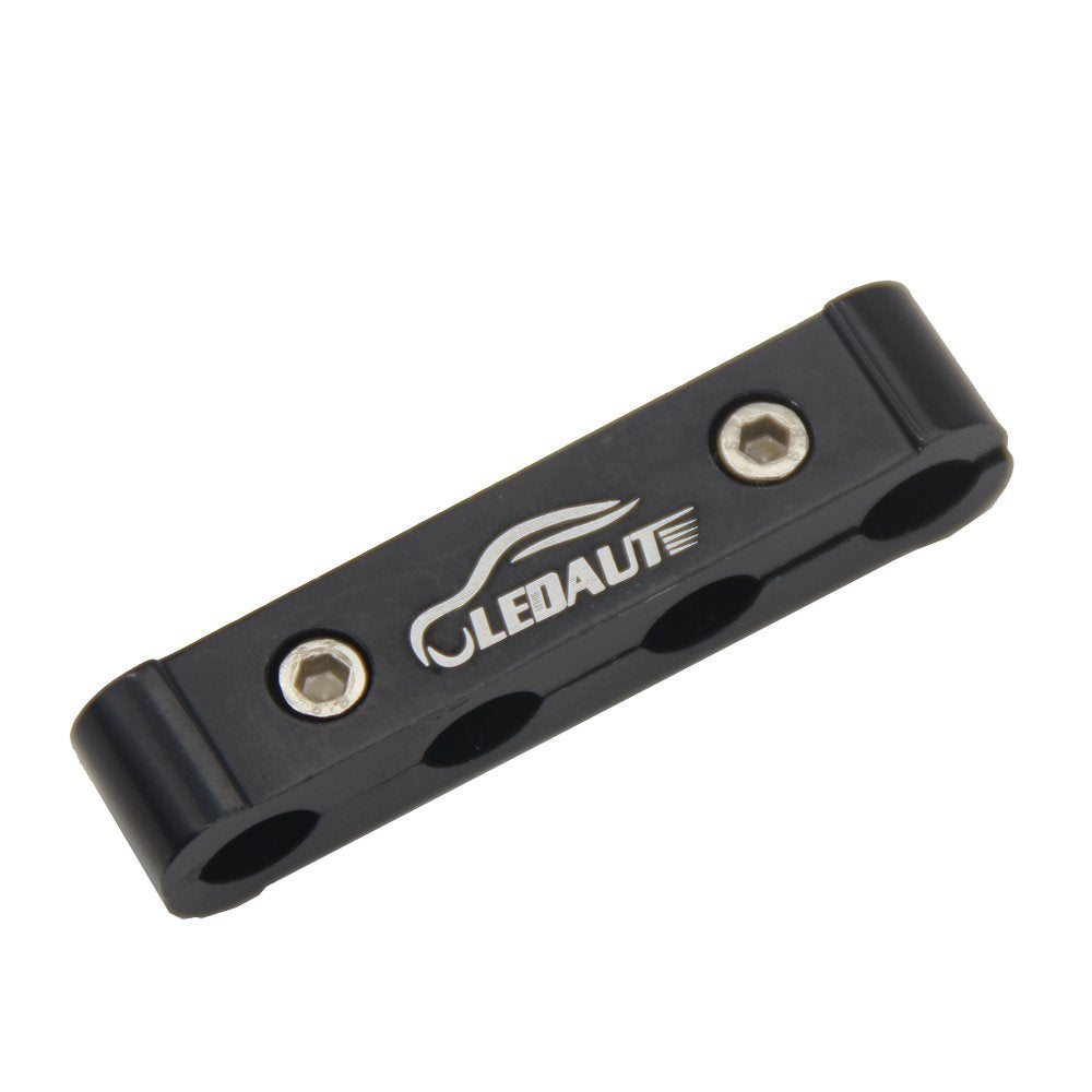 Ledaut 12Pc Engine Spark Plug Wire Separator Divider Suit For 8Mm 9Mm 10Mm (Black)