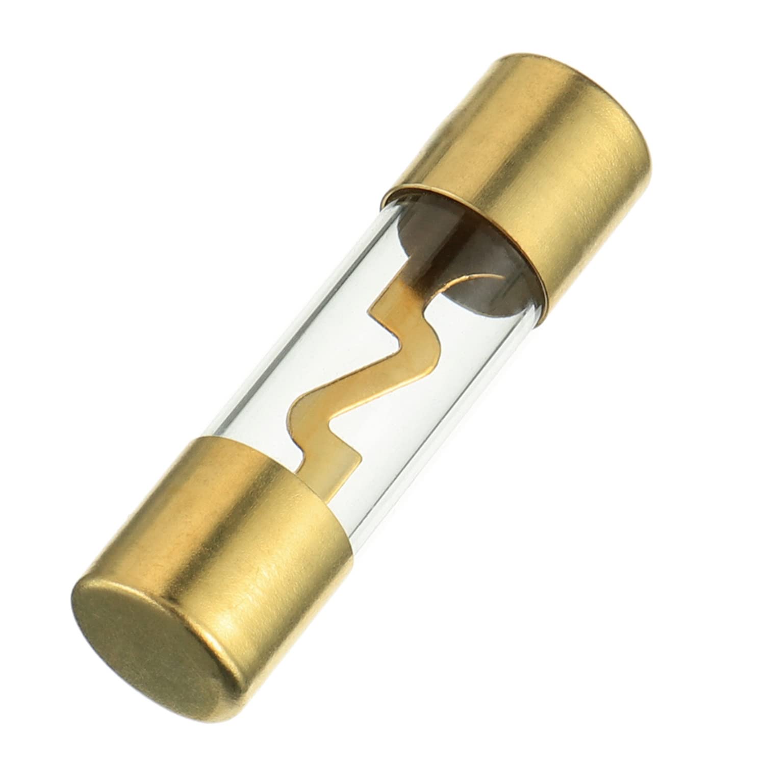 Bojack 20A Gold Plated Glass Car Audio Agu Fuse For Car/Auto/Marine Audio Stereo Amplifier Power Protection (Pack Of 5)