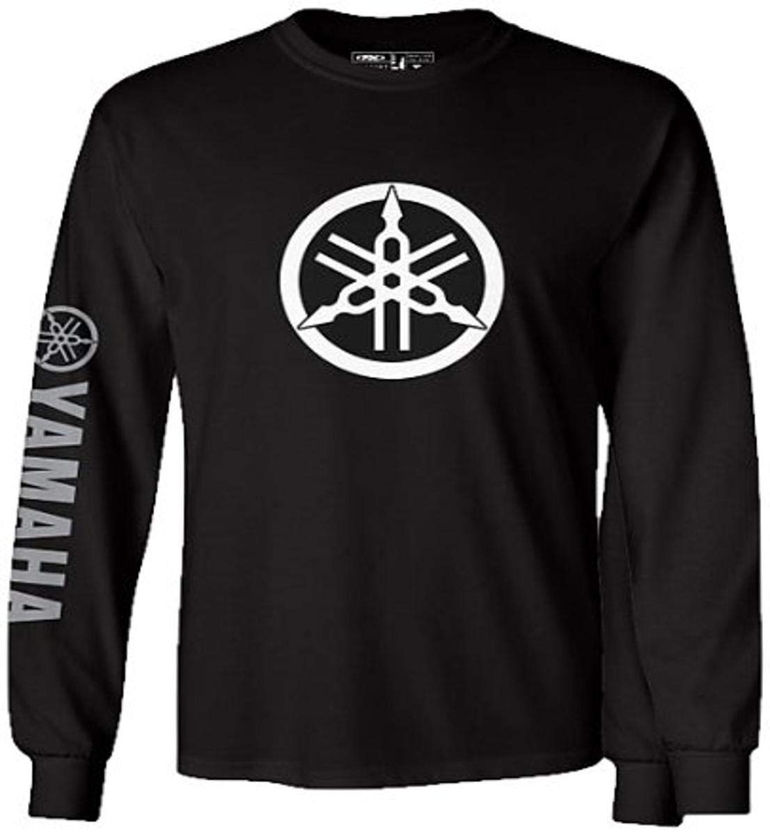 Factory Effex 17-87214 'Yamaha' Long Sleeve T-Shirt (Black, Large)