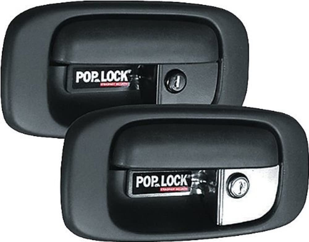 Pop & Lock Pl1700 Black Manual Tailgate Lock For Chevy/Gmc