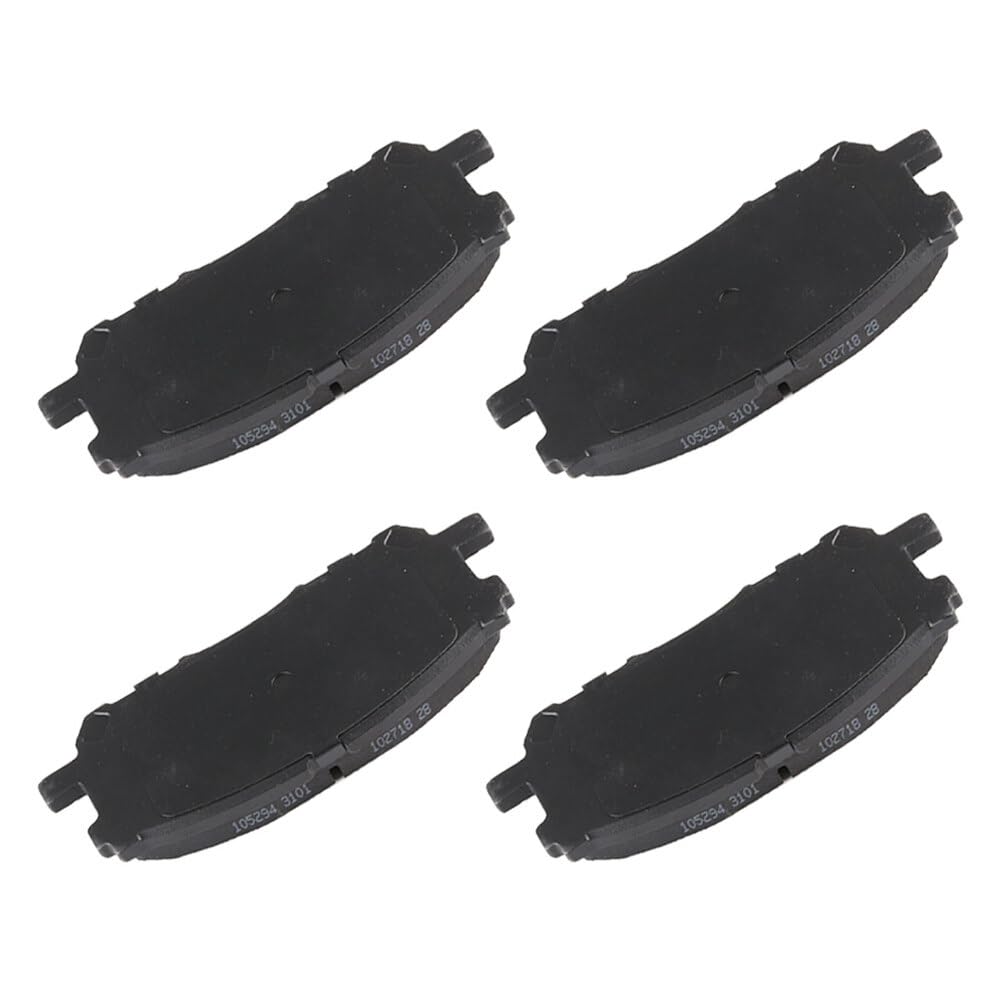 Cciyu D1005 Front Semi-Metallic Disc Brake Pads Kit For Lexus Rx330 2004-2006,For Lexus Rx350 2007-2009,For Toyota For Highlande