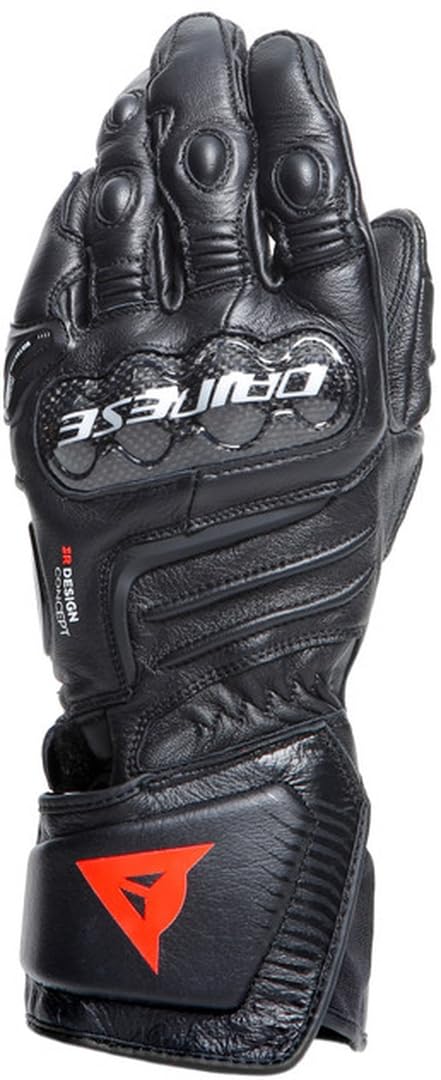 Dainese 201815957-691-Xl Carbon 4 Long Leather Gloves Black/Black/Black - Xl