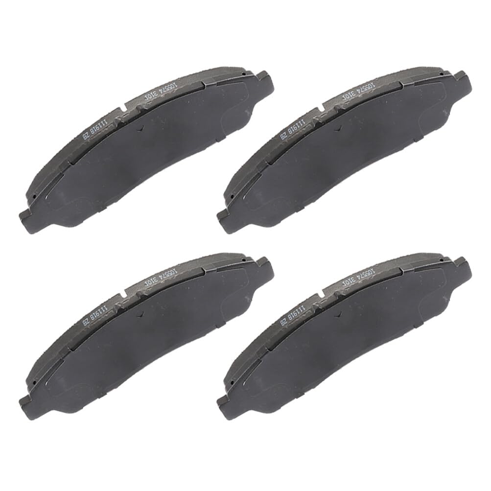 Cciyu D1378 Front Semi-Metallic Disc Brake Pads Kit For Acura Mdx 2007-2019,For Acura Zdx 2010-2013,For Honda Pilot 2009-2019,Fo
