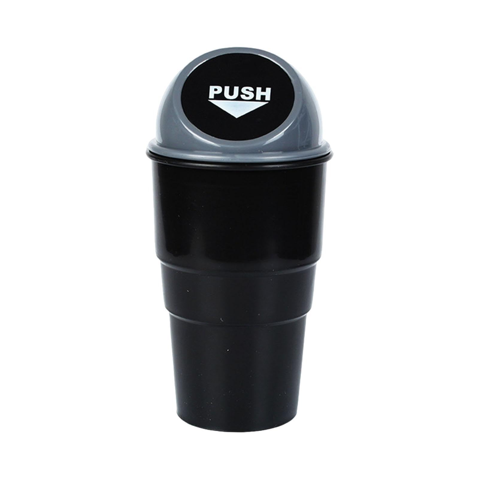 MERISHOPP Generic Car Cup Holder Trash Can with Lid Car Garbage Can for SUV Truck Gray Lid|Home & Garden|Household Supplies & Cl