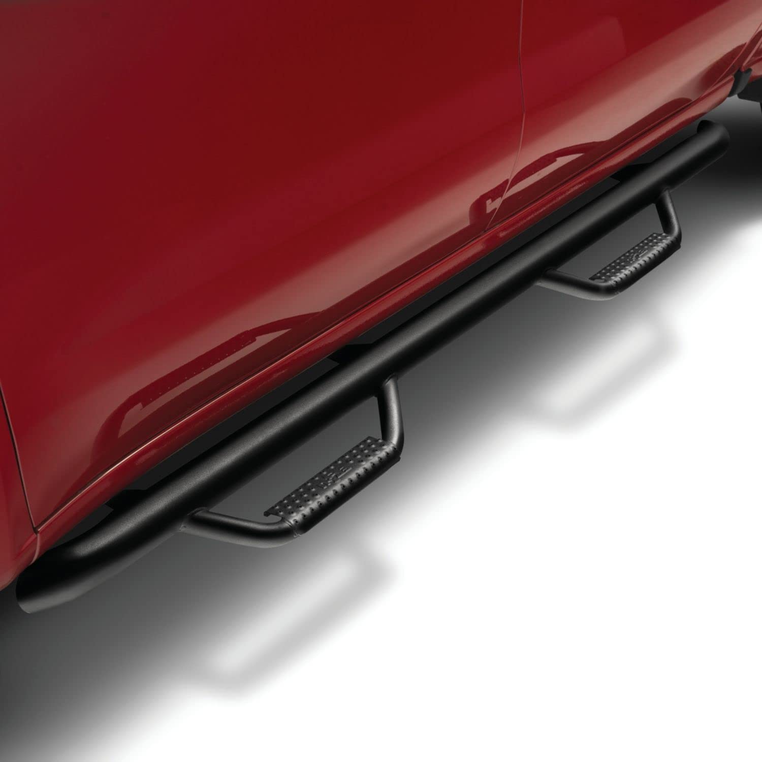 N-Fab Nerf Steps For Silverado/Sierra | Cab Length, Heavy Duty Steel, Textured Black | C1971Qc-Tx | Fits 2019-2024 Chevrolet Silverado/Gmc Sierra 1500, 2020-2021 2500/3500 (Next Gen) Double Cab