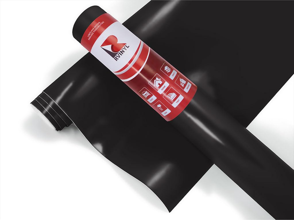 3M 2080 Series S12 Satin Black Dual Cast Car Wrap Vinyl Film And Controltac Air Release Adhesives - 1Ft X 1Ft - 1Sq Ft - Bubble