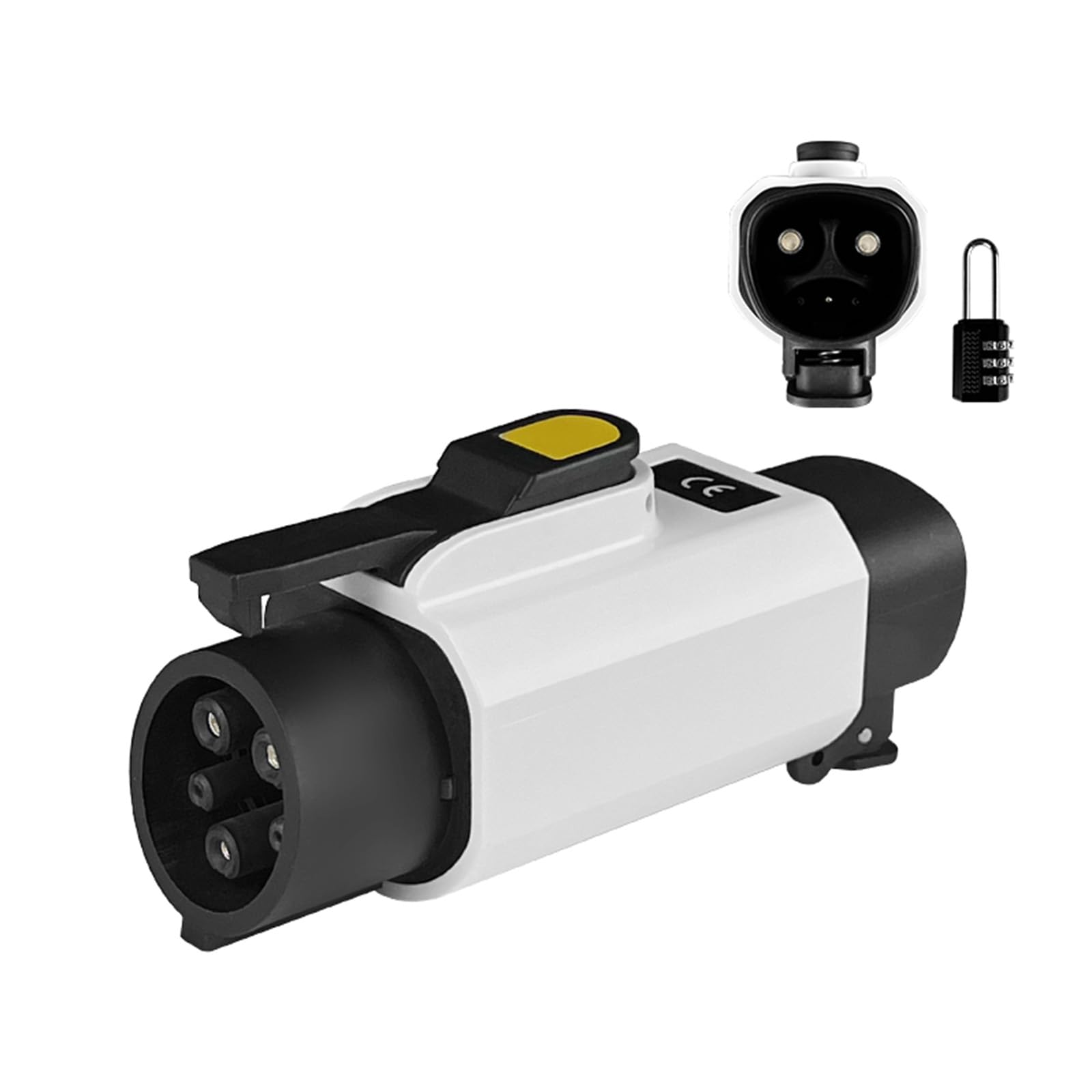 EVHIKING NACS to J1772 Adapter for NACS Charger (Only to J1772), Converter Up to 50Amp 240V AC with Combination Lock-Press-Safet