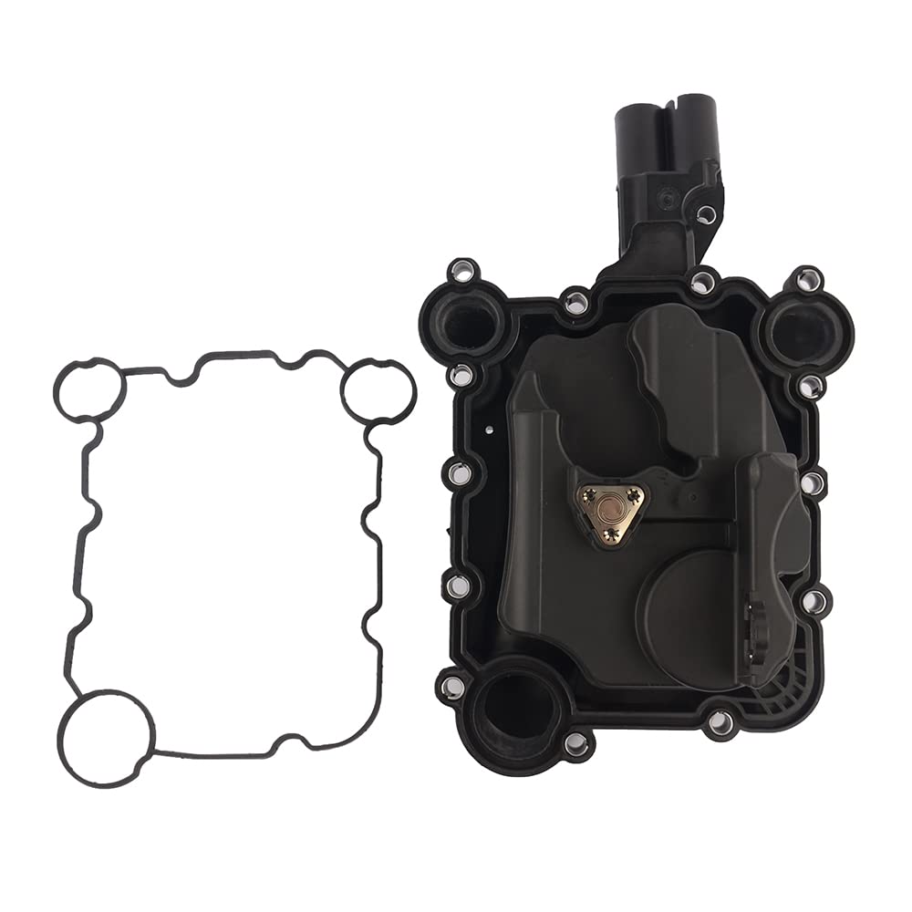 Crankcase Vent Valve Oil Separator Replacement for 2012-2017 Audi Q5 A6 C6 A5 Q7 3.0L CGWA CGWD Part # 06E103547F 06E103547Q Fly