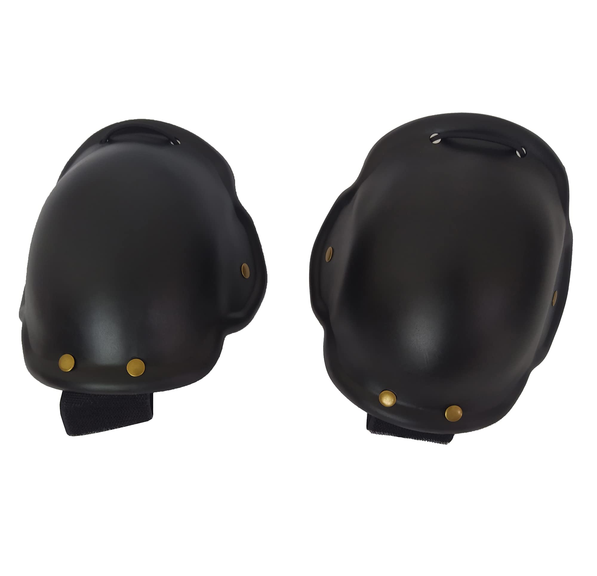 LEONARK Black Armoury Hema Knee/Elbow Protectors - One Size, Plastic, Knee Pads