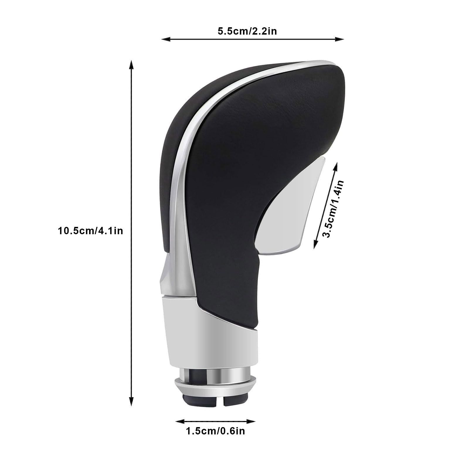 SecosAutoparts Automatic Gear Shift Knob for Vauxhall/Opel/Buick, Black, Plastic, Model Shift Knob 01, 2009-2017 Compatibility