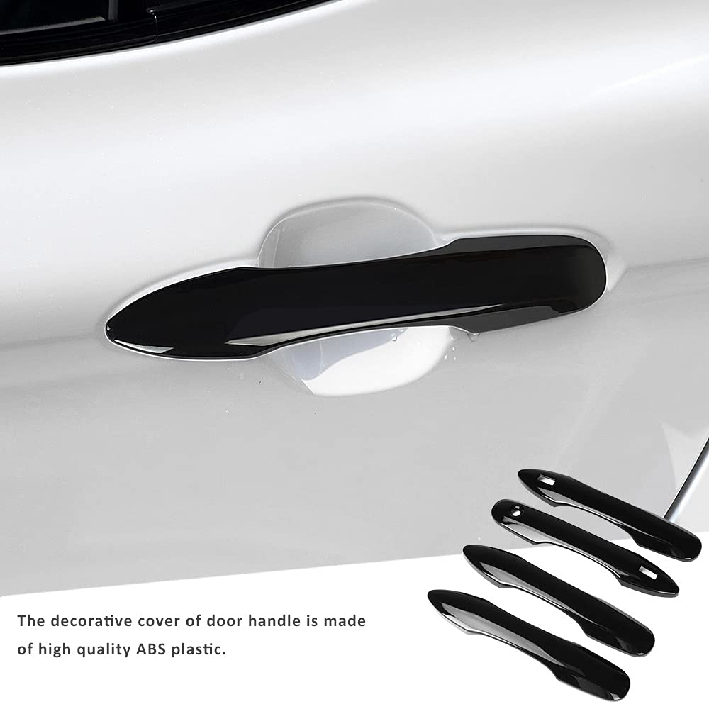 Dloveg Car Door Handle Cover Protector Compatible For 2018-2023 2024 Toyota Camry Accessories Compatible For Toyota Corolla 2024