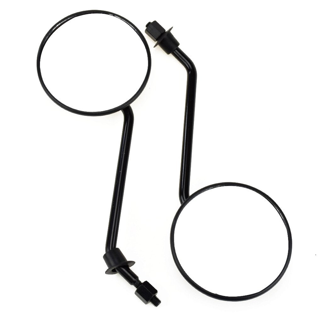 8mm Motorcycle GY6 Scooter Rearview Mirrors for 50cc Moped Tomos A35 Sprint Targa LX TT Colibr GY6 150cc 250cc 157QMJ 1P57QMJ Ho