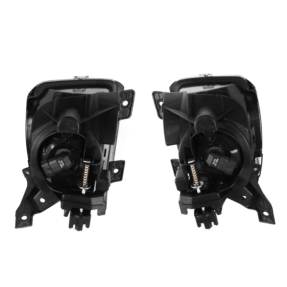 IKON MOTORSPORTS, Fog Lights Compatible With 2013-2018 Ram 1500 & 2019-2023 Ram 1500 Classic Pickup, Passenger & Driver Side Cle