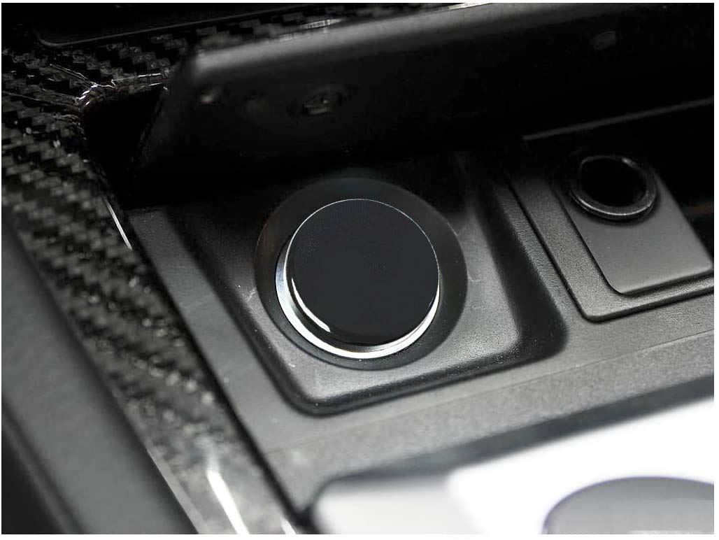 Xjdamz Aluminum Cigarette Lighter Socket Cover Cap. Universal Waterproof Dustproof Plug For Car Power Port Outlet-Black 2Pcs
