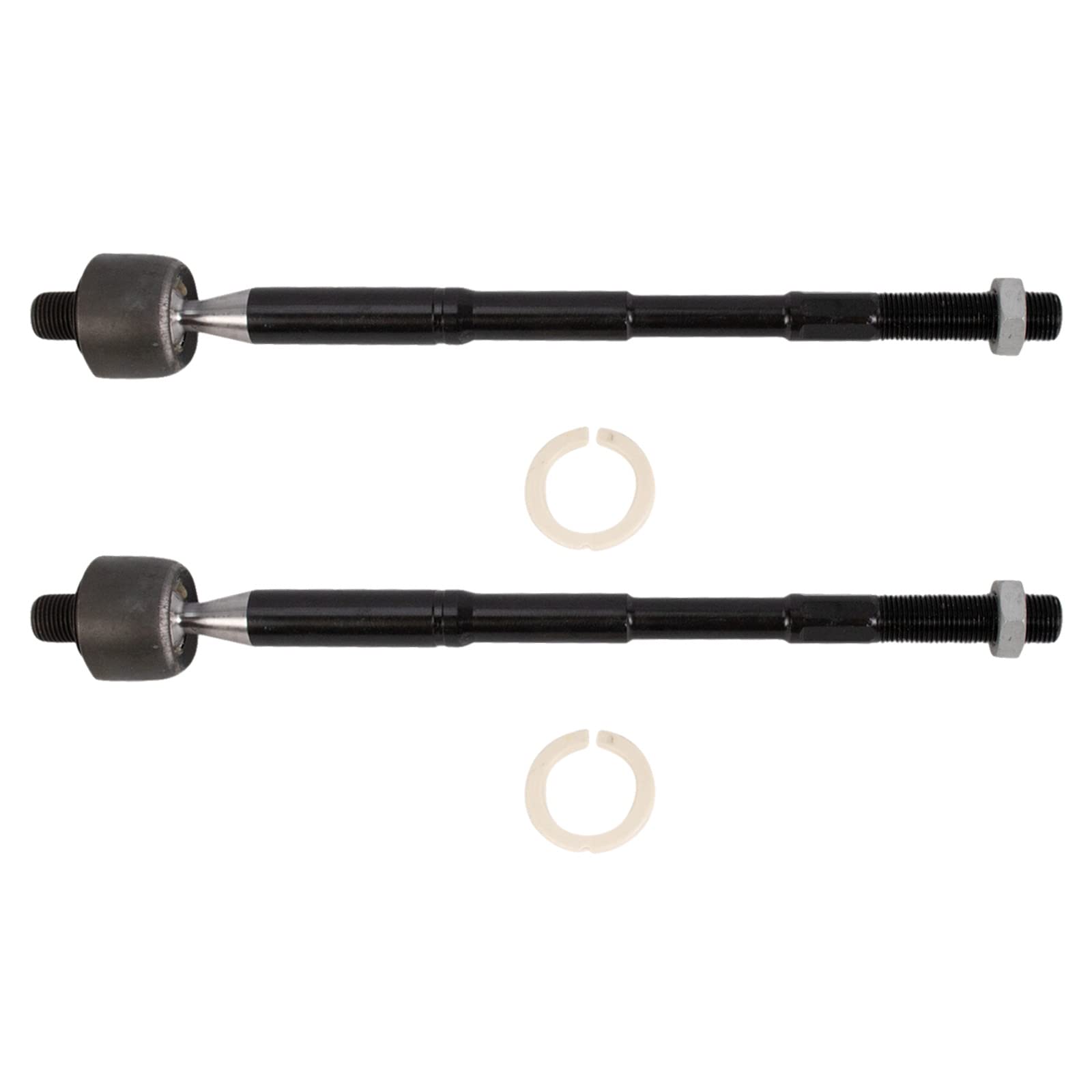 TRQ Front Inner Tie Rod Set Compatible with 2016-2021 Hyundai Elantra 2018-2020 Elantra GT 2017-2022 Ioniq 2018-2022 Kona 2019-2