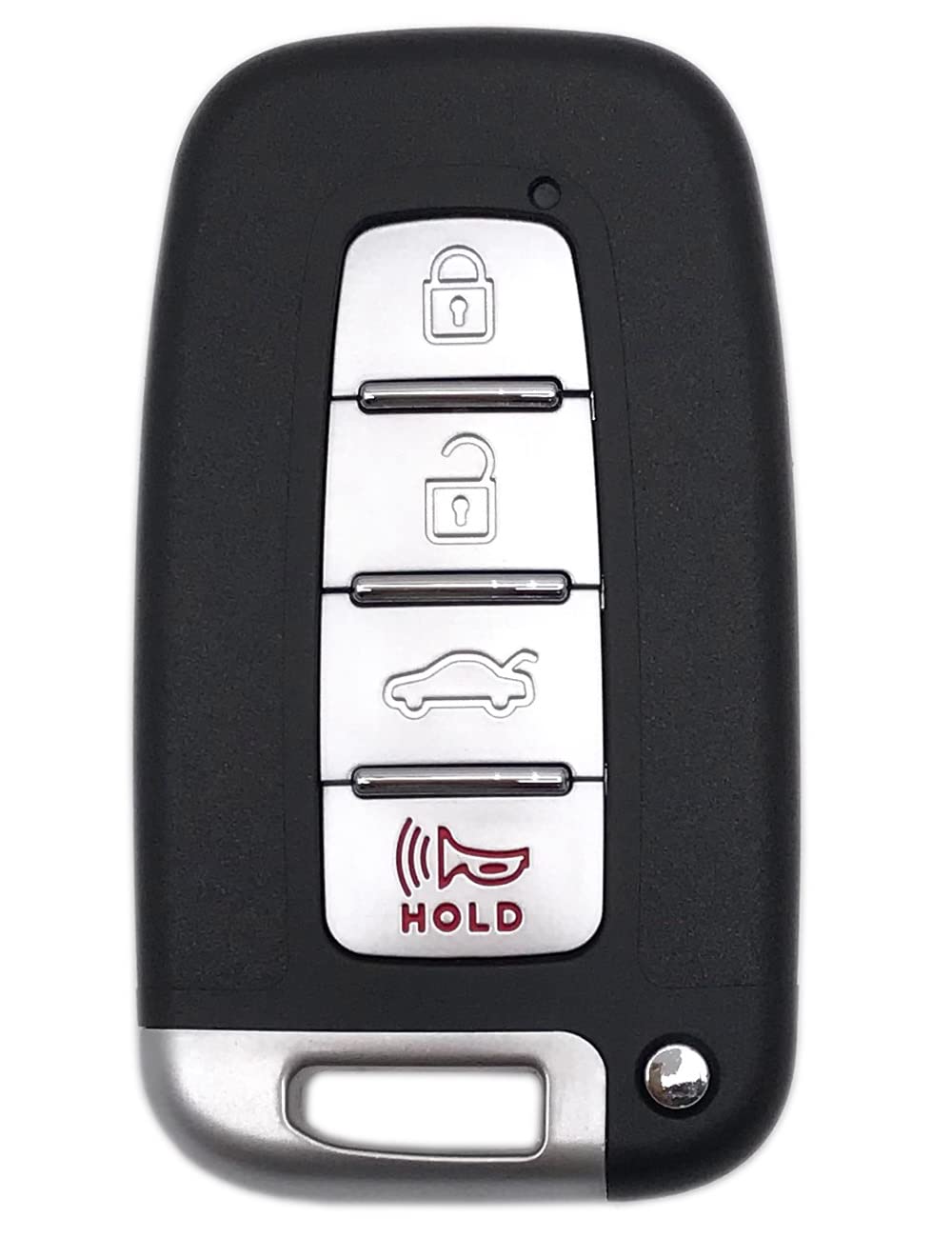 4 Buttons Replacement Key Fob Cover Fit For Hyundai 2011-2015 Sonata 2011-2013Elantra 2009-2014 Genesis 2011-2017 Veloster Repla