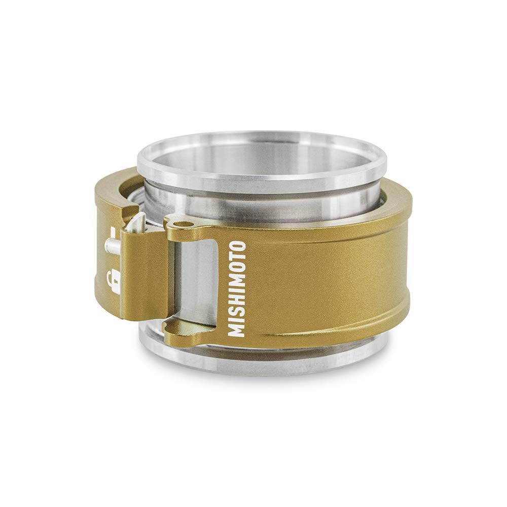Mishimoto Mmclamp-Qd-25Gd Quick Release Clamp Assembly, 2.5'' Gold
