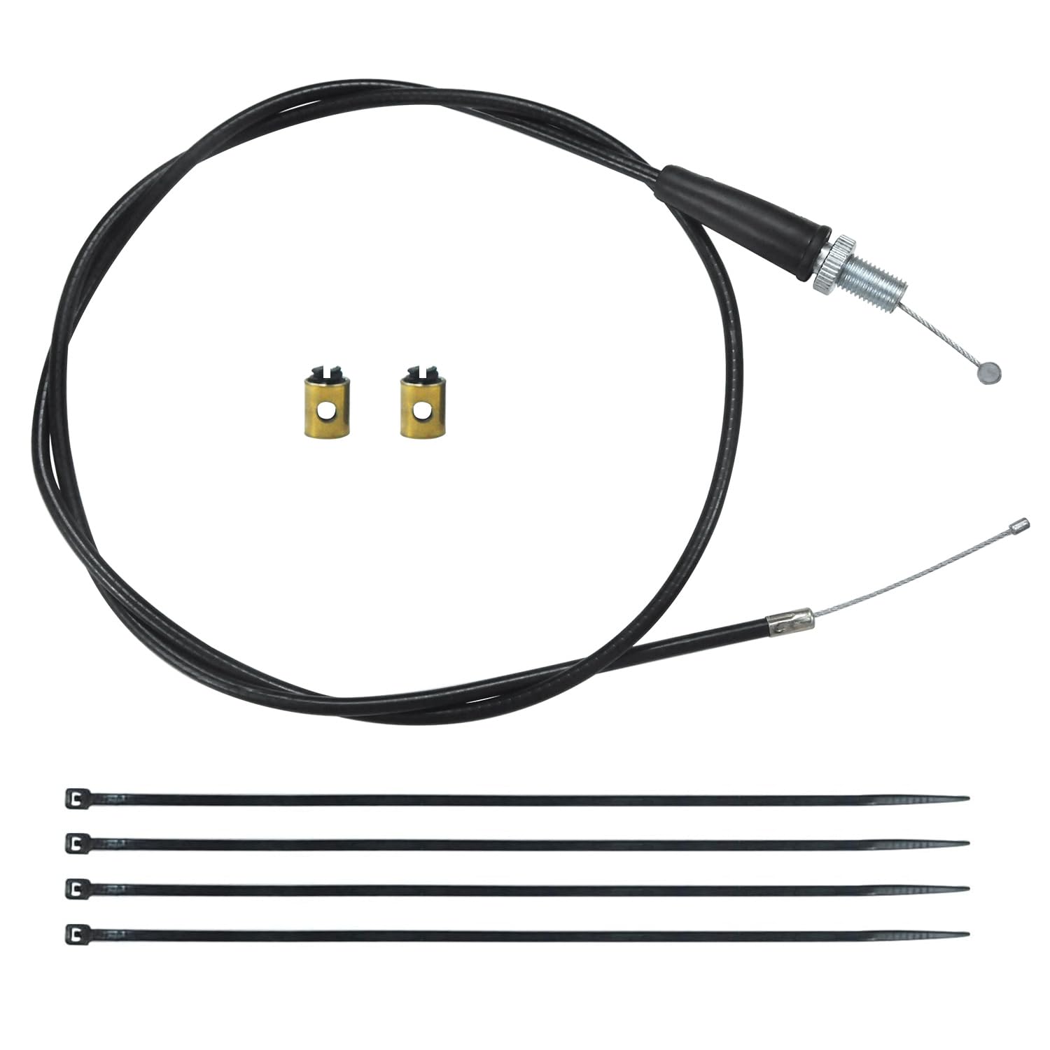Hooup 1270Mm 50'' Throttle Cable For Coleman Ct100U Ct200U Bt200X Baja Warrior Doodlebug Db30 Mb165 Mb200 Motovox Mbx10 Monster