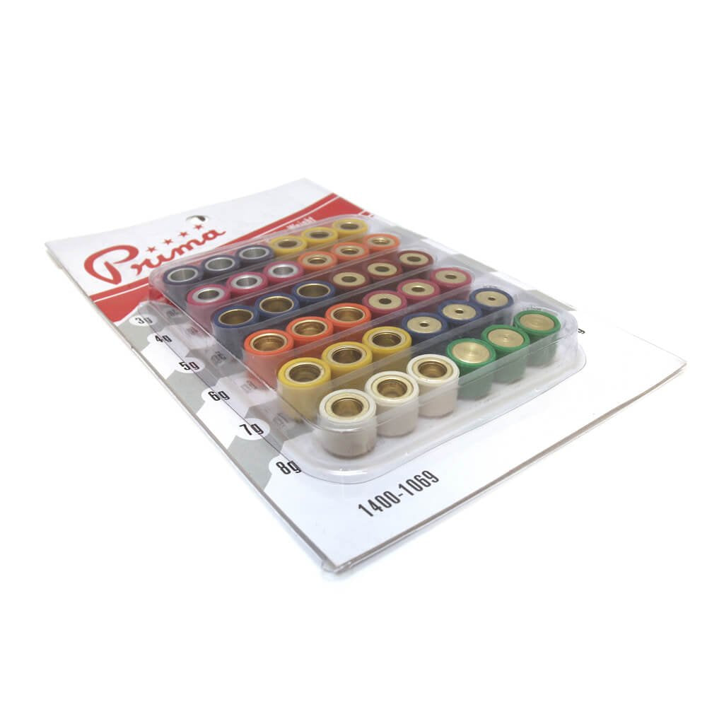 Prima Roller Weight Tuning Kit (16X13, 3G To 14G)