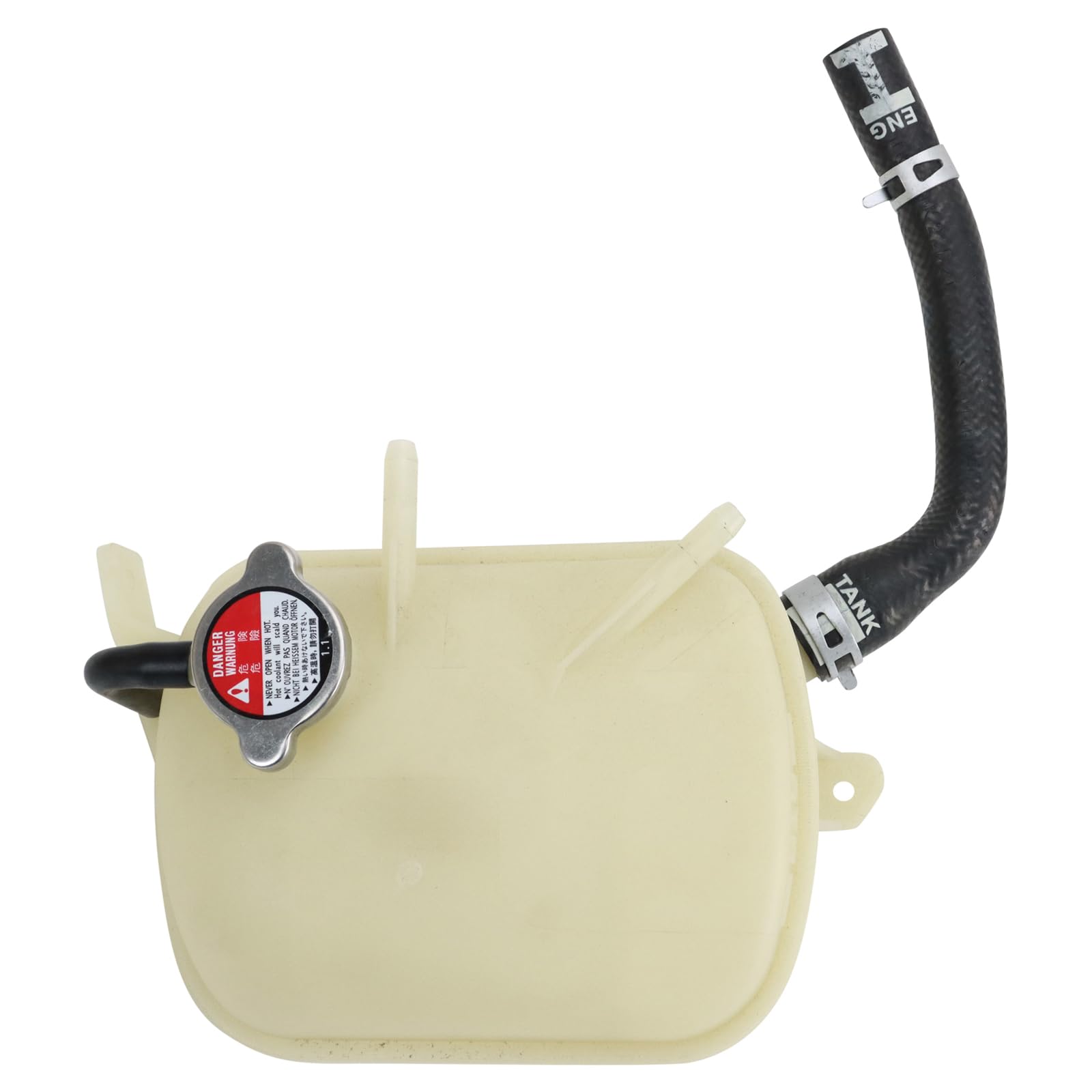 TRQ Radiator Coolant Reservoir Tank for 2022-2023 Hyundai Kona, Model ECA56424, Durable Overflow Bottle