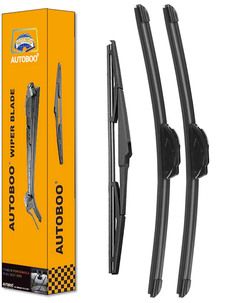 Autoboo 26''+18'' Windshield Wipers With 14'' Rear Wiper Blade Replacement For Jeep Cherokee 2022 2021 2020 2019 2018 2017 2016 