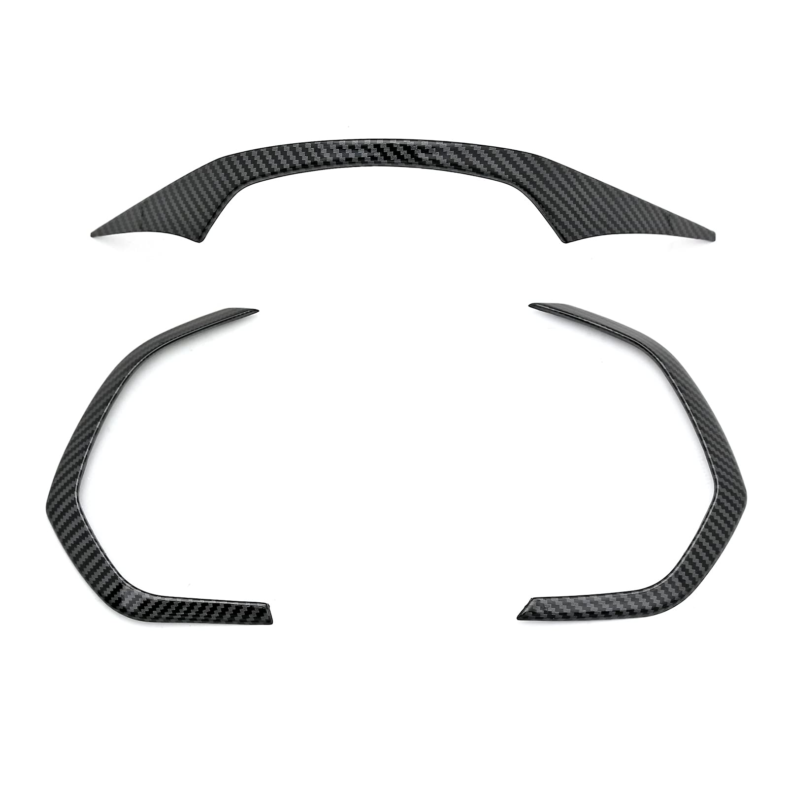 KoLeddy Carbon Fiber Dashboard Cover Trim for 2014-2019 C7 Corvette, Model KLD-C7005-3