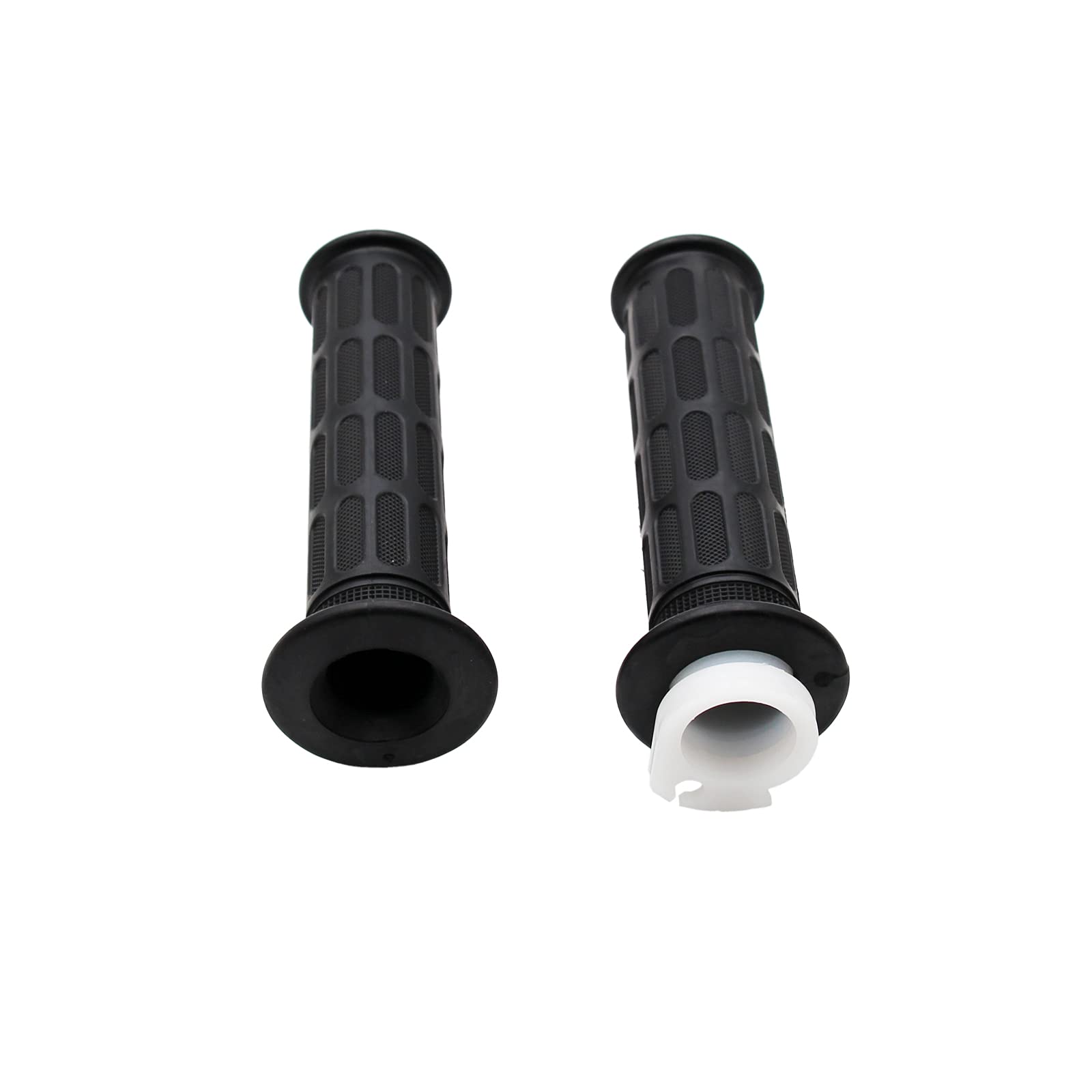 1 Set 7/8' Throttle Handle Bar Twist Hand Grips Fit For Motorcycle Atv Scooter