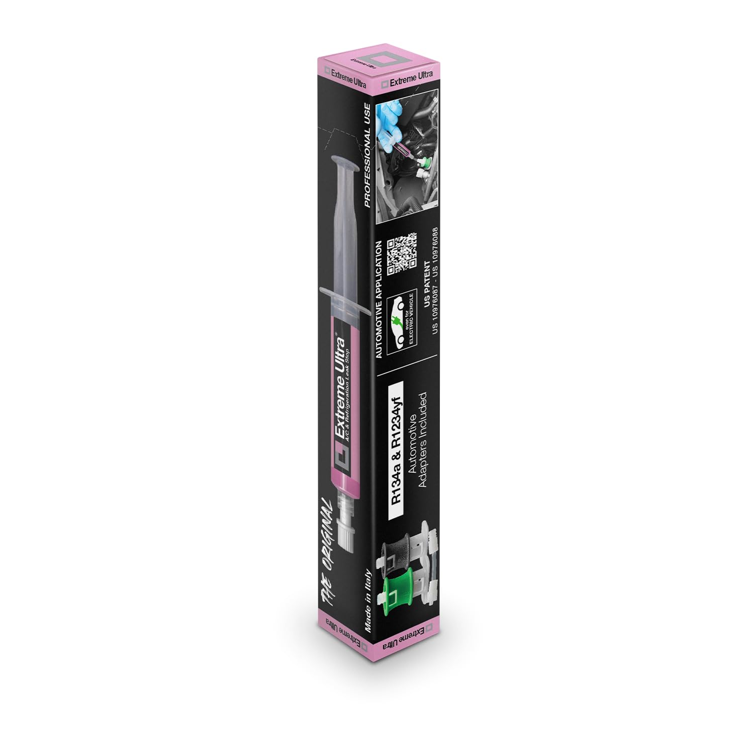 Errecom Extreme Ultra | A/C Leak Stop for Vehicle A/C Systems | Works with All Refrigerants and Lubricants | Includes R1234yf an