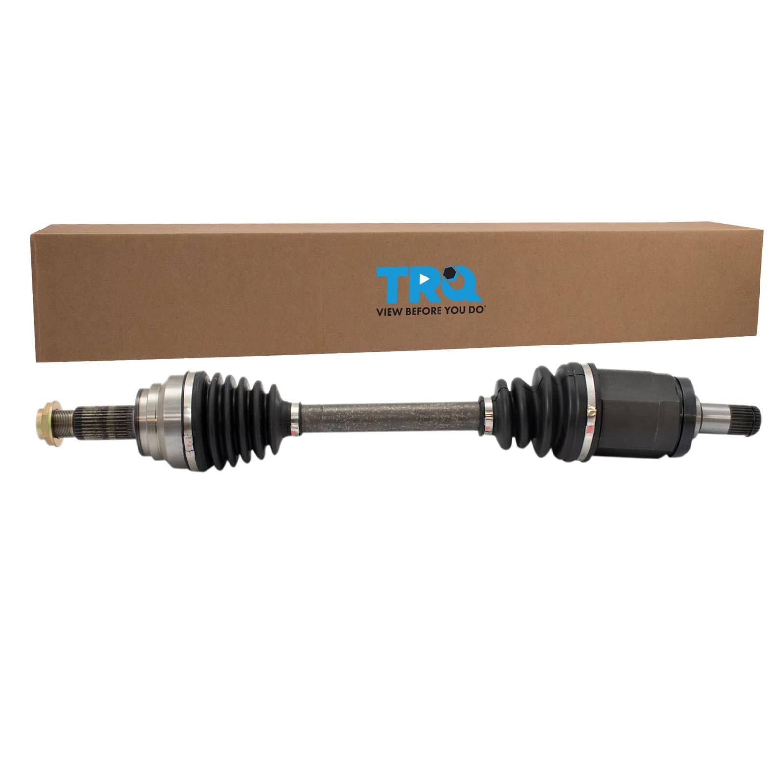 Trq Front Left Cv Axle Shaft Assembly Drivers Side Compatible With 2007-2018 Bmw X5 2008-2018 X6