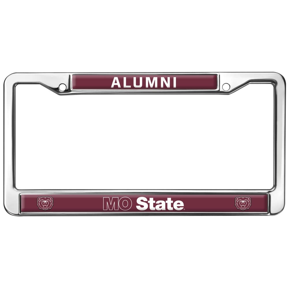 Missouri State University Alumni Logo Full Size Standard License Plate Metal Frame