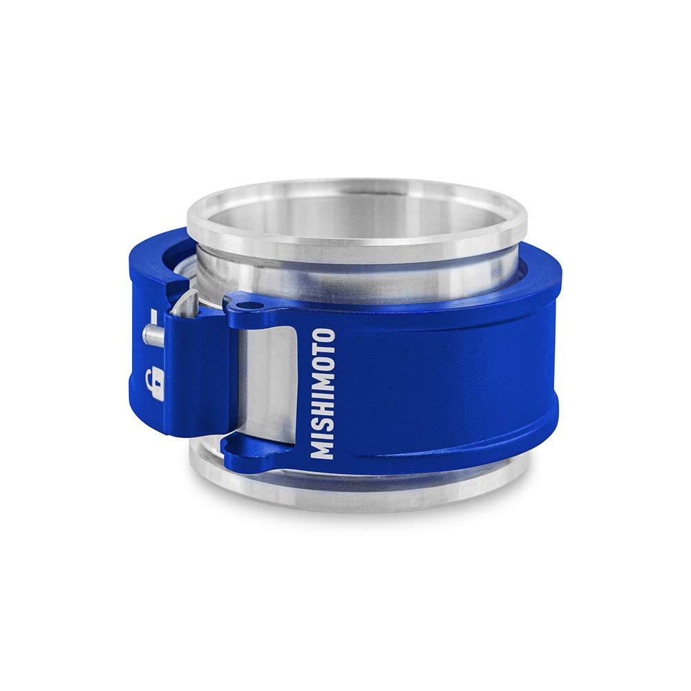 Mishimoto Mmclamp-Qd-25Bl Quick Release Clamp Assembly, 2.5'' Blue