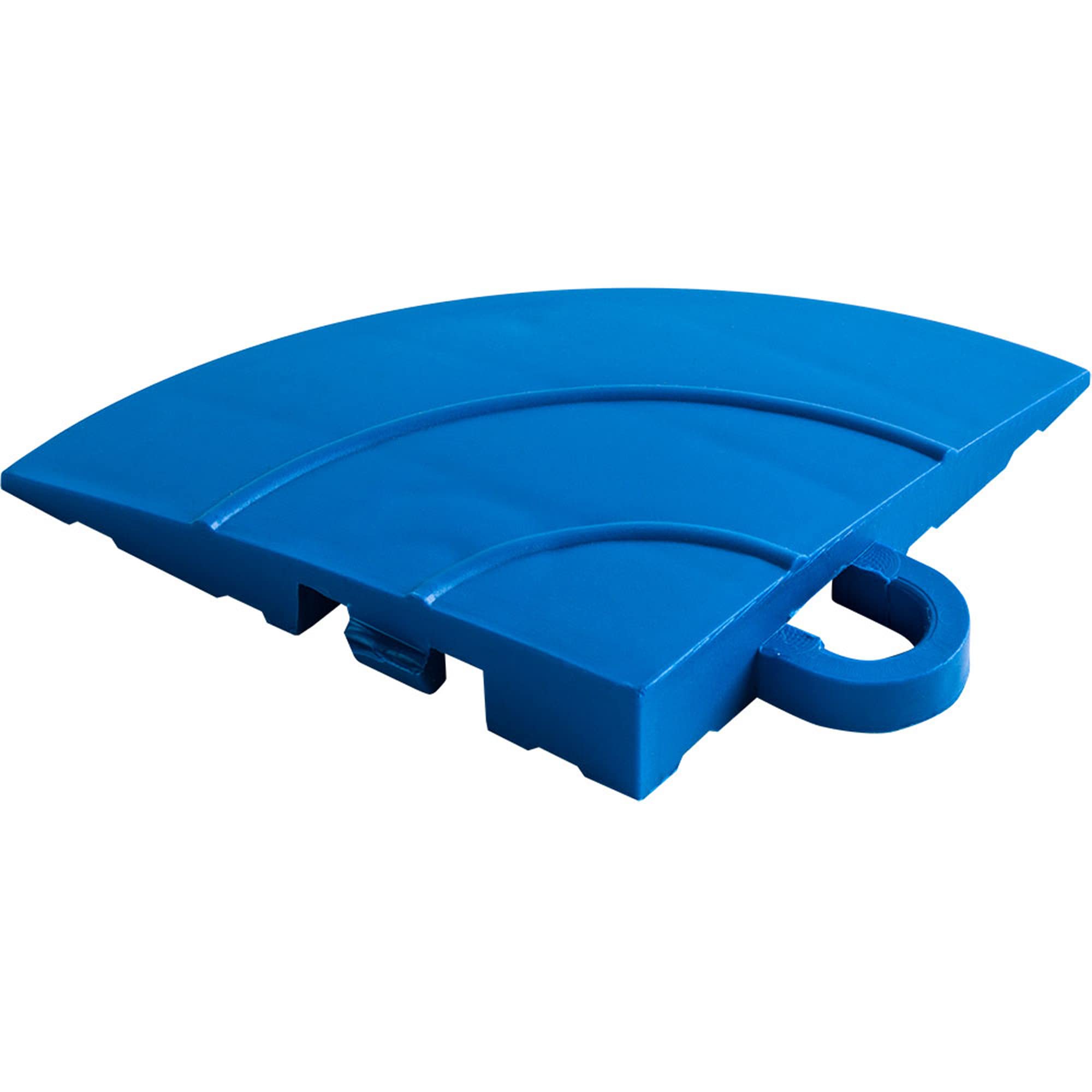 Speedway Diamond Corner Piece for Interlocking Garage Floor Tiles, Blue, 4 Piece Set