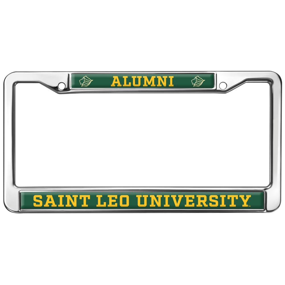 Saint Leo University Alumni Full Size Standard License Plate Metal Frame