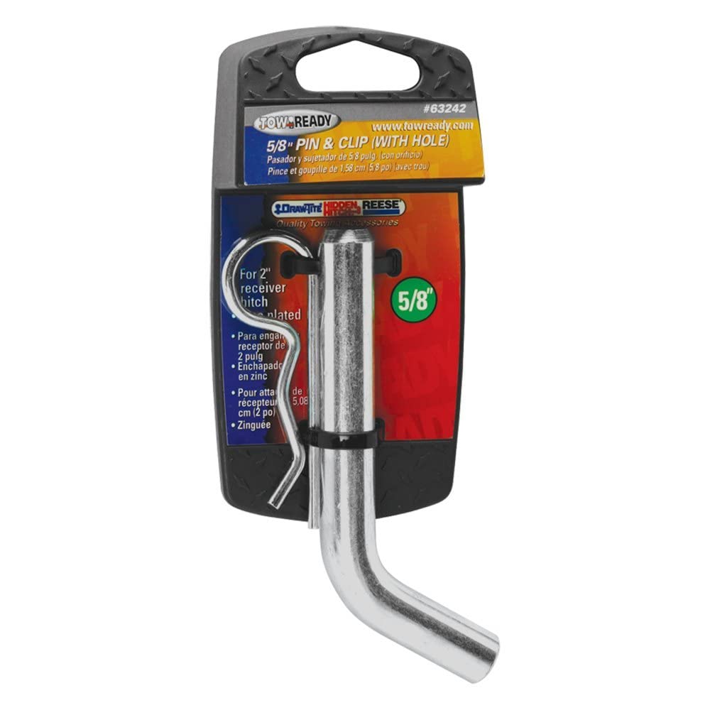 DrawTite 63242  5/8 Hitch Pin & Clip for 2 Receivers