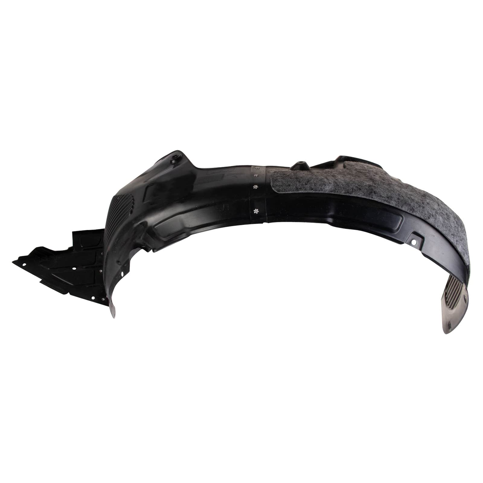 Trq Inner Fender Liner Set Compatible With 2017-2018 Kia Forte5 Ki1248156 Ki1249156