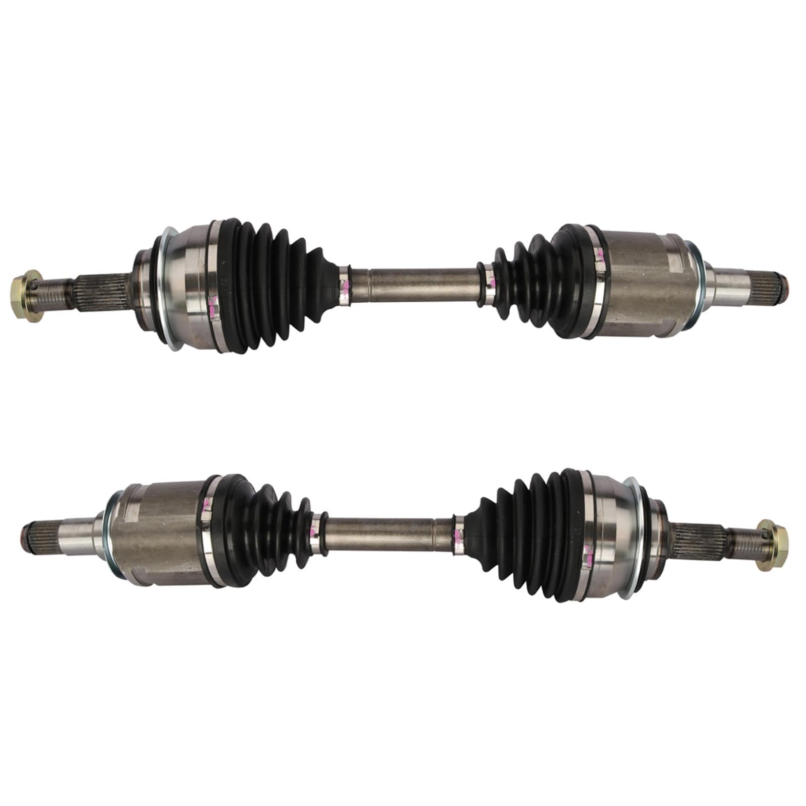 TRQ Front CV Axle Shaft Assembly Set for Lexus GX460, GX470, Toyota 4Runner, FJ Cruiser, Tacoma - Model CSA82458