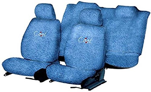 REXBURG Sweat Control (Blue) Towel Seat Cover for Chevrolet Beat (20092014)
