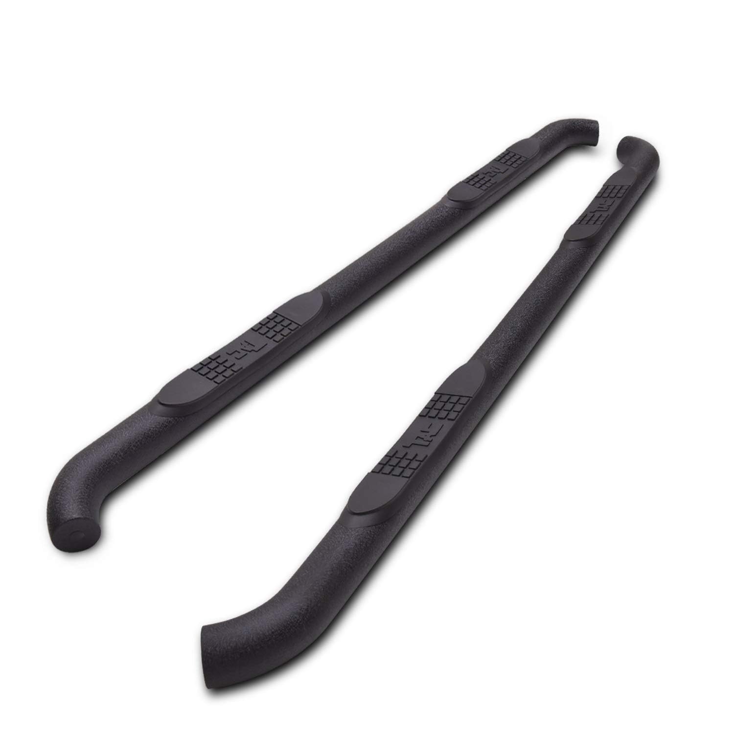 Tac Side Steps Running Boards Fit 2019-2024 Chevy Silverado/Gmc Sierra 1500 | 2020-2024 Silverado/Sierra 2500 3500 Crew Cab Truck Pickup 3' Texture Black Side Bars Nerf Bars Off Road 2Pcs