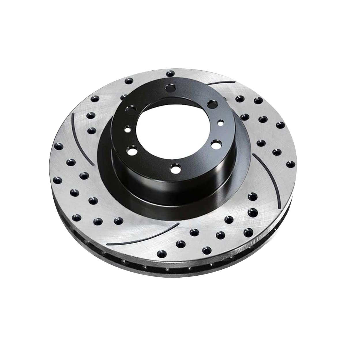 Autoshack Front Drilled And Slotted Brake Kit Rotors Black And Performance Ceramic Pads Pair Of 2 Driver And Passenger Side Replacement For Toyota Fj Cruiser 4Runner 2005-2023 Tacoma 4Wd Perf41329976