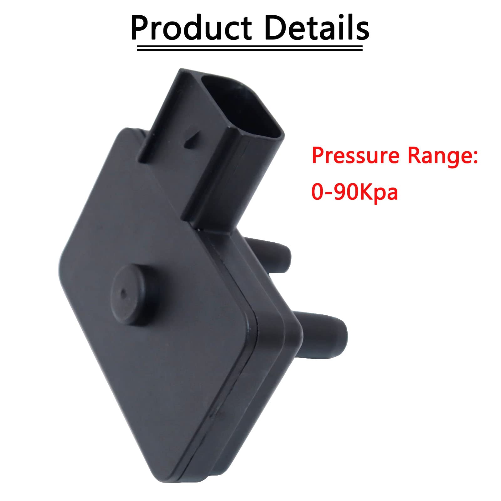Kejsted Egr Valve Pressure Feedback Sensor Dpfe4 4U7Z-9J460-Aa Compatible With Ford F150 Mustang Escape Ranger Focus F250 Windst