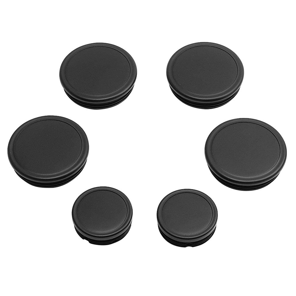 Rdbs 6Pcs Frame Tube Hole Plugs For 2001-2019 Gmc Sierra & Chevrolet Silverado 2500Hd Rear Wheel Well And Cab Frame Holes