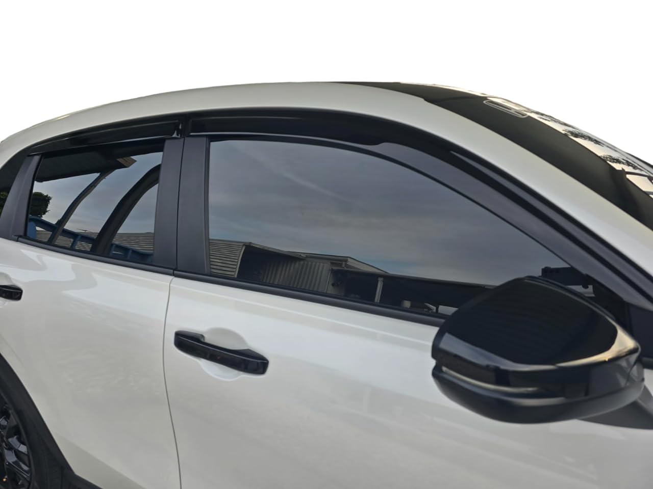 2023-2025 Tape-On Rain Guards For Honda Hr-V Side Window Visor Deflectors Lx Ex-L Sport Smoke Tinted Hrv Vent Shade Protectors 2