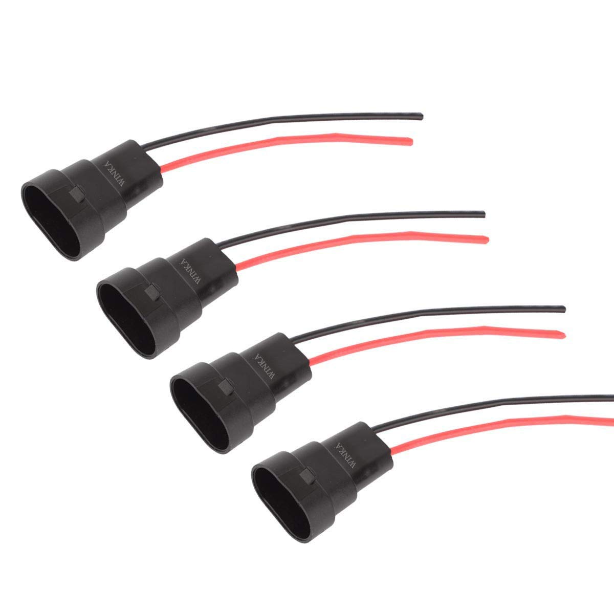 Winka 9005/9006/H10 Male Adapter Wiring Harness Sockets Pre-Wired Connector Plug Socket For Car Fog Light
