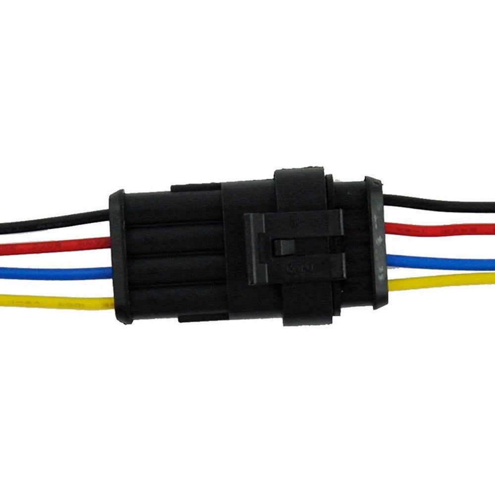 Zytc 4 Pin Way Car Waterproof Wire Connector Plug Auto Electrical Wire Connectors Awg Terminal Pack Of 5